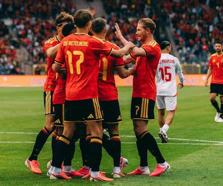 Selecci&oacute;n de B&eacute;lgica golea a T&uacute;nez en partido amistoso
