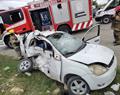 Mueren madre e hijo en choque en Cadereyta