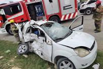 Mueren madre e hijo en choque en Cadereyta
