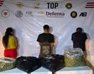 Arrestan a tres con 12 kilos de droga