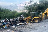 Realizan limpieza de basurero clandestino en SC