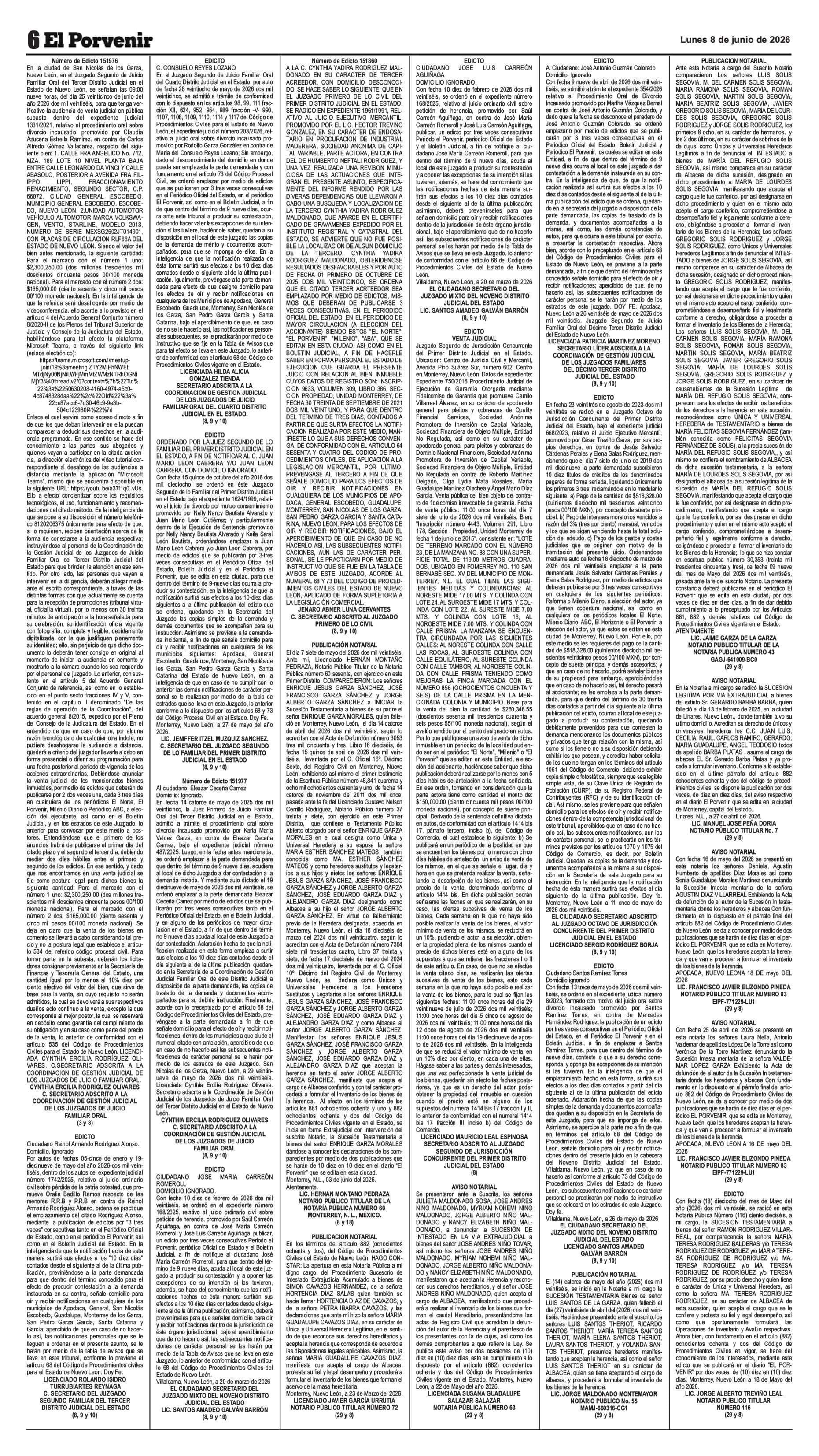Edictos