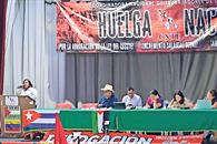 CNTE ratifica demandas y llama a fortalecer el plantón nacional CNTE ratifica demandas y llama a fortalecer el plantón nacional