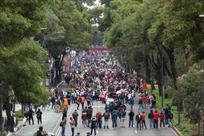 CNTE avanza hacia el Estadio Ciudad de M&eacute;xico