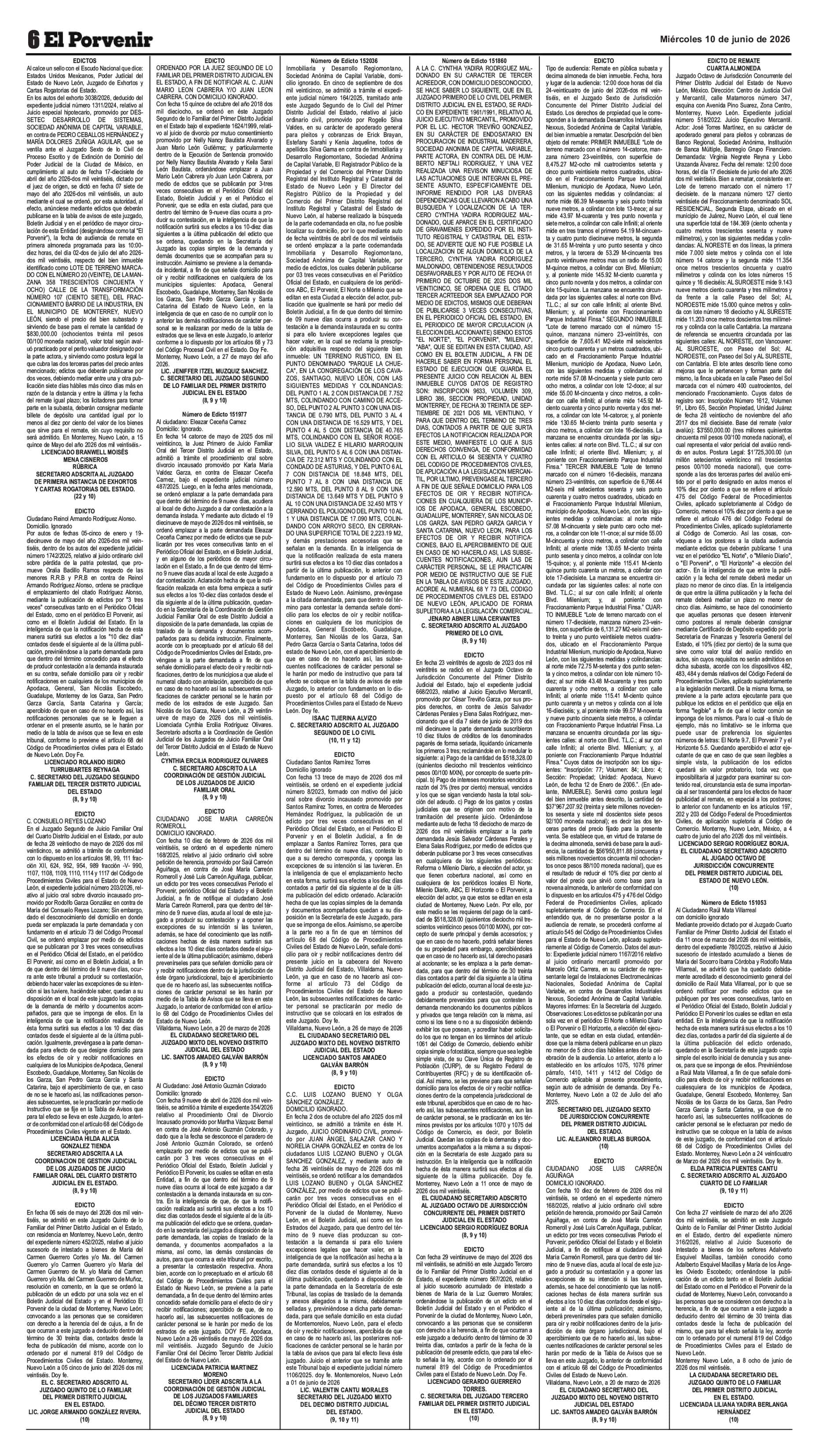 Edictos