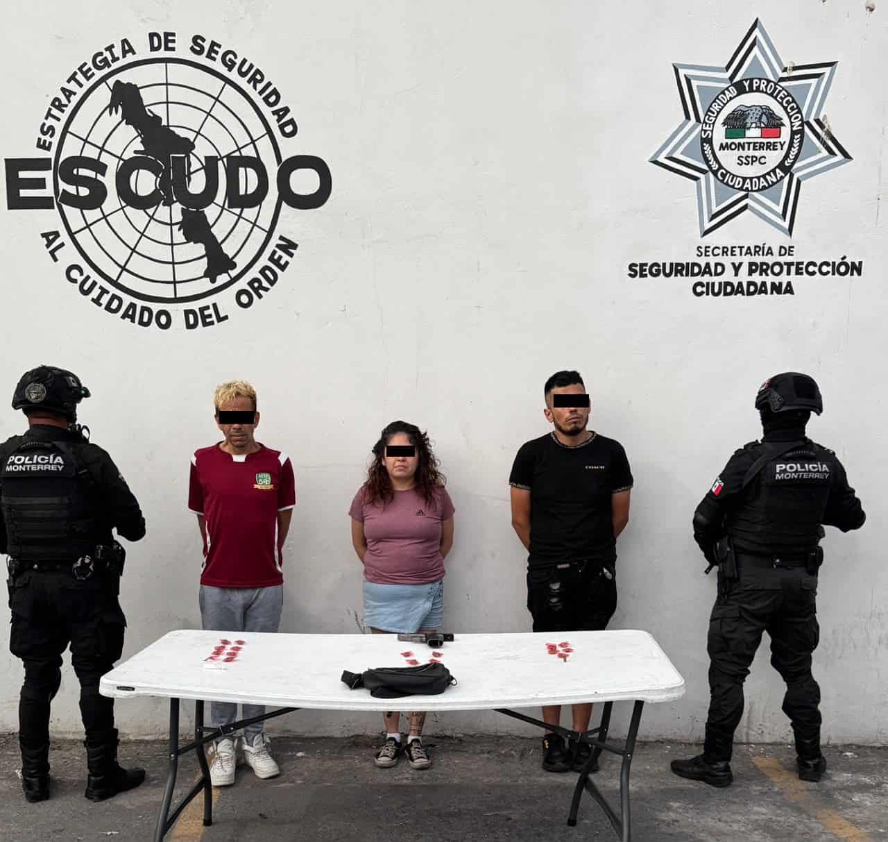 Un hombre fue baleado en el &aacute;rea del Hotel Reforma, donde dos hombres y una mujer en posesi&oacute;n de droga y un arma fueron detenidos por la Polic&iacute;a de Monterrey, en el centro de Monterrey.