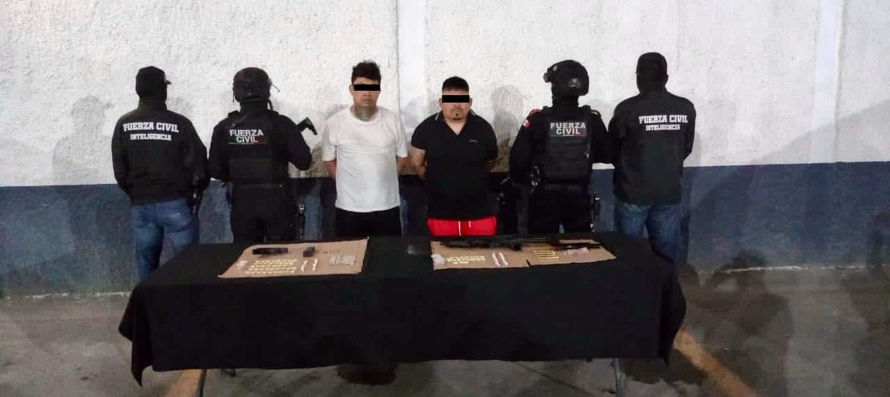 Capturan a sujetos armados