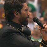Cumple Alejandro Fern&aacute;ndez con Himno Nacional Mexicano