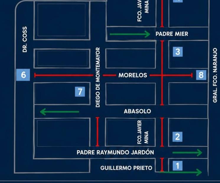 Arranca hoy operativo vial con cierres en Barrio Antiguo