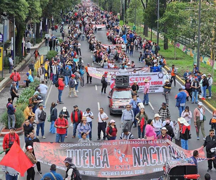 Continúan protestas en CDMX previo al arranque del mundial Continúan protestas en CDMX previo al arranque del mundial