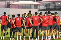 Entrenan tunecinos a puerta cerrada; ya preparan el 11 ante Suecia