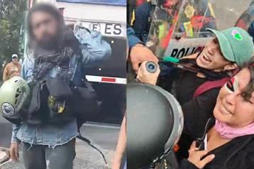 Denuncian agresiones contra la prensa en protestas