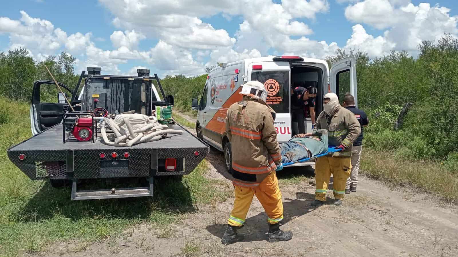 Dos trabajadores de una granja agr&iacute;cola ubicada en el municipio de General Ter&aacute;n, resultaron lesionados, al ser atacados por un enjambre de abejas.