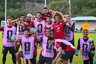 Selección de Túnez con carro completo Selección de Túnez con carro completo
