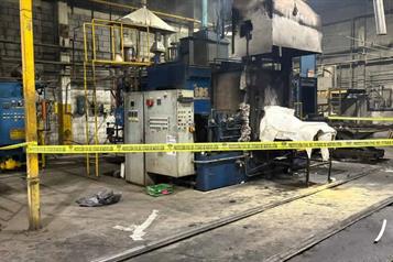Alarma incendio en empresa