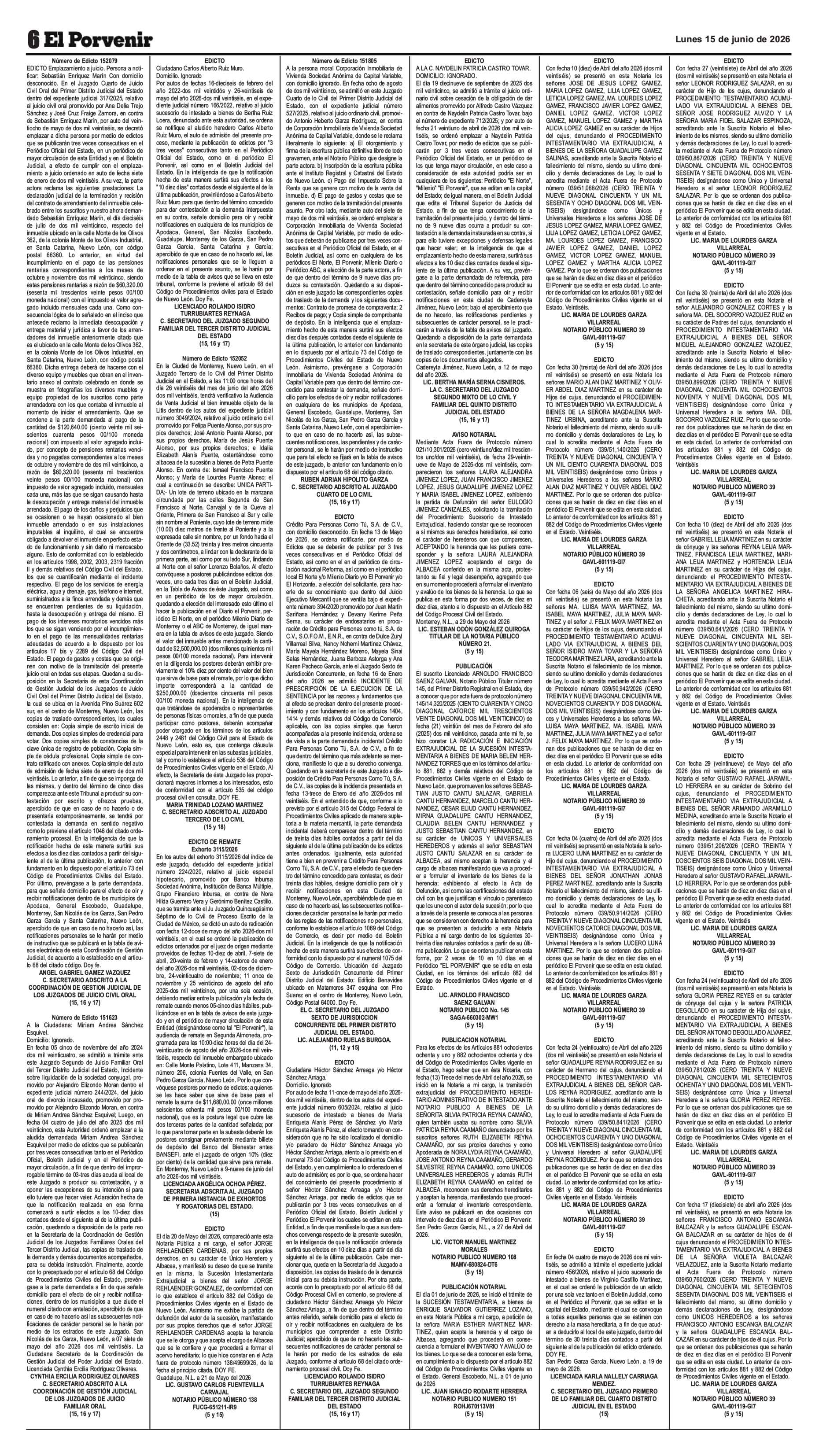 Edictos