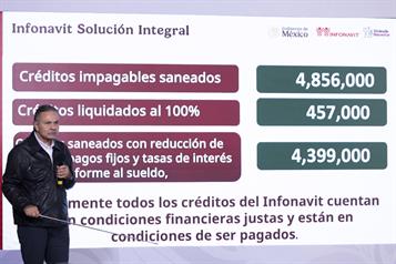 Infonavit reporta avance hist&oacute;rico en reestructura de cr&eacute;ditos