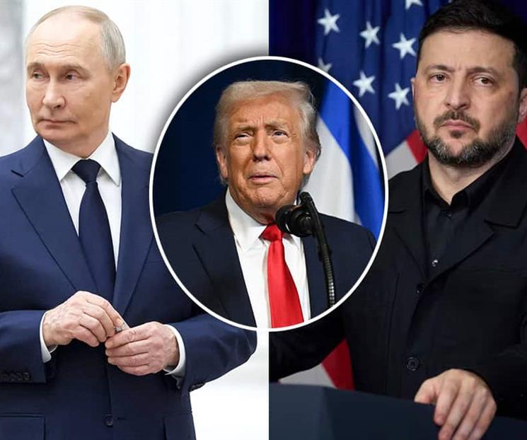Hablan Putin y Zelenski con Trump