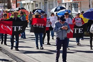 Piden maestros de la CNTE di&aacute;logo a gobierno federal