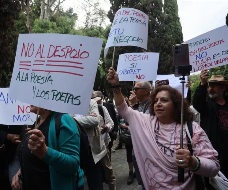 Llaman a segunda protesta en Casa del Poeta