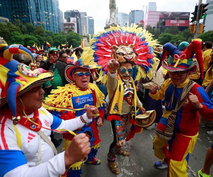 Arman colombianos fiesta en Ciudad de México Arman colombianos fiesta en Ciudad de México
