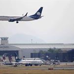 Disminuye tr&aacute;fico a&eacute;reo entre M&eacute;xico y EU