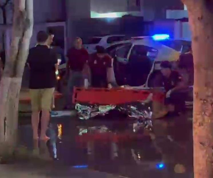 Sufre motociclista desmayo