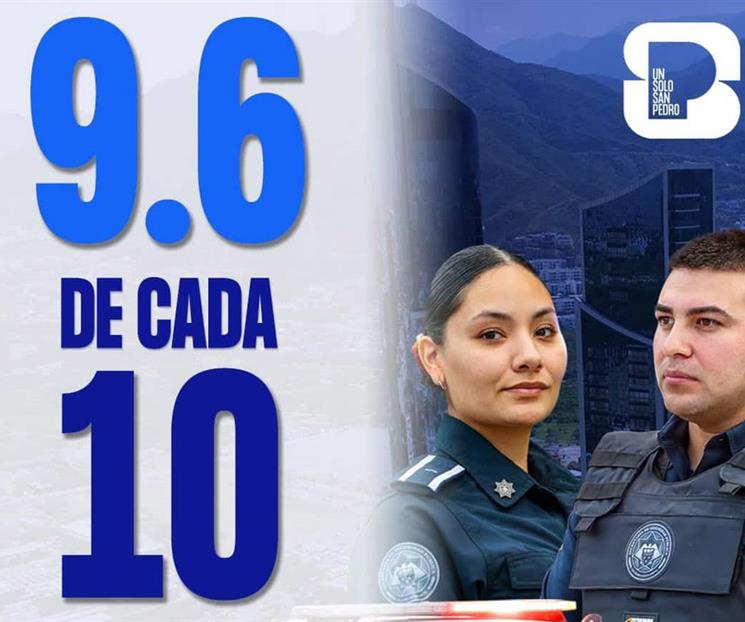 Alcanza San Pedro r&eacute;cord hist&oacute;rico en seguridad
