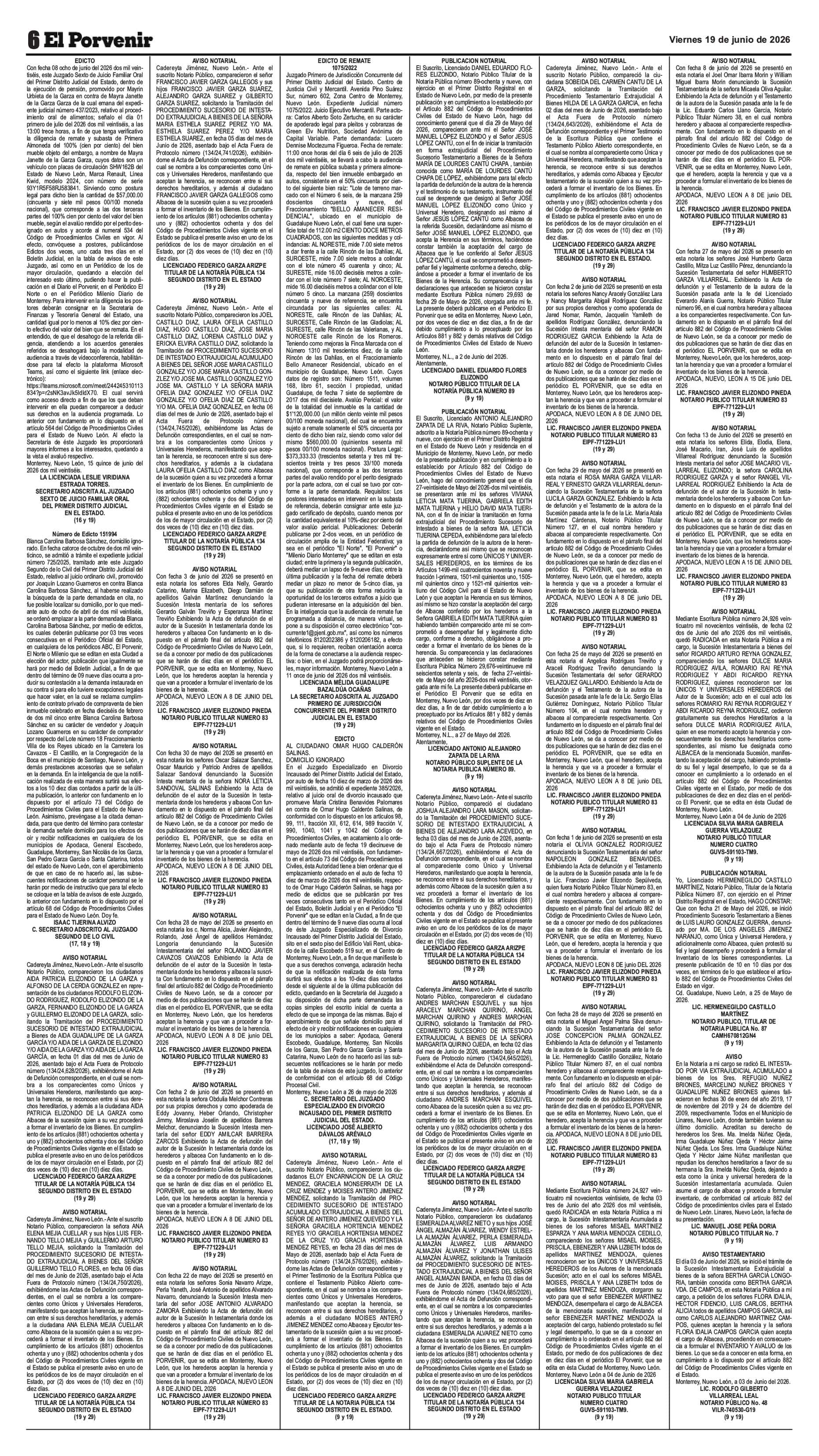Edictos