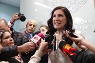 Celebra Kenia L&oacute;pez fin de pausa en relaci&oacute;n M&eacute;xico-Espa&ntilde;a