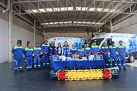 Entrega Daniel Carrillo nuevas ambulancias