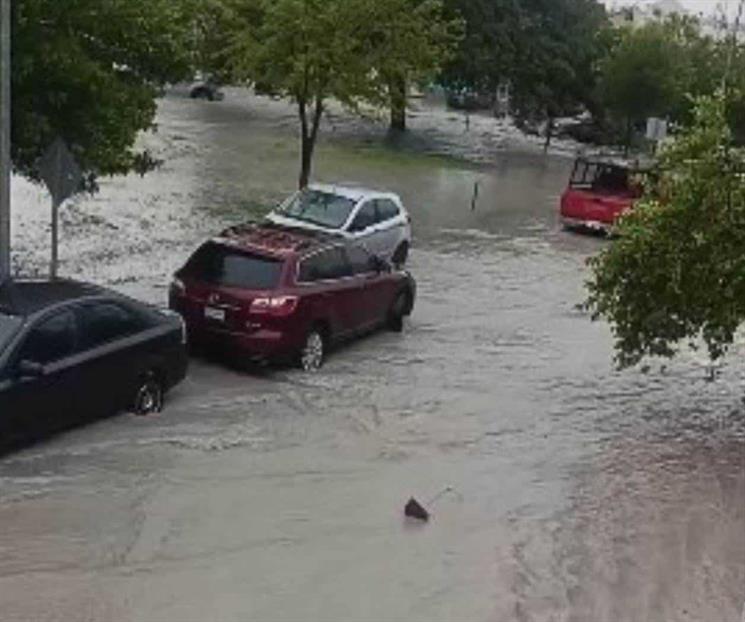 Dejan lluvias afectaciones en la Colonia Santa Anita en Apodaca