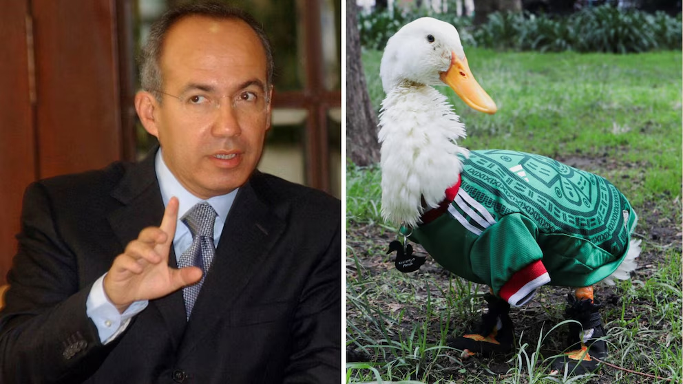 Critica Calder&oacute;n a FIFA por nombrar embajador al pato "Merl&iacute;n"