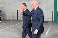 Ya lleg&oacute; Infantino al estadio Monterrey
