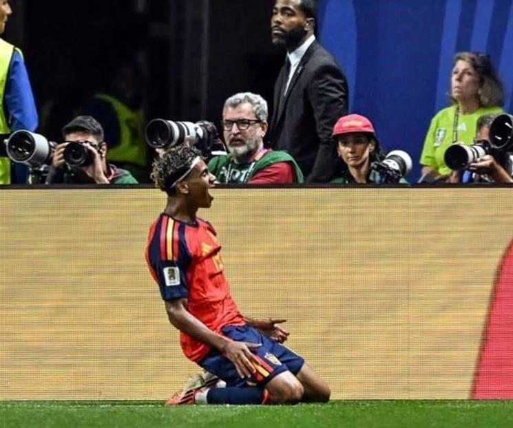 Supera Lamine a Messi en estad&iacute;stica mundialista 