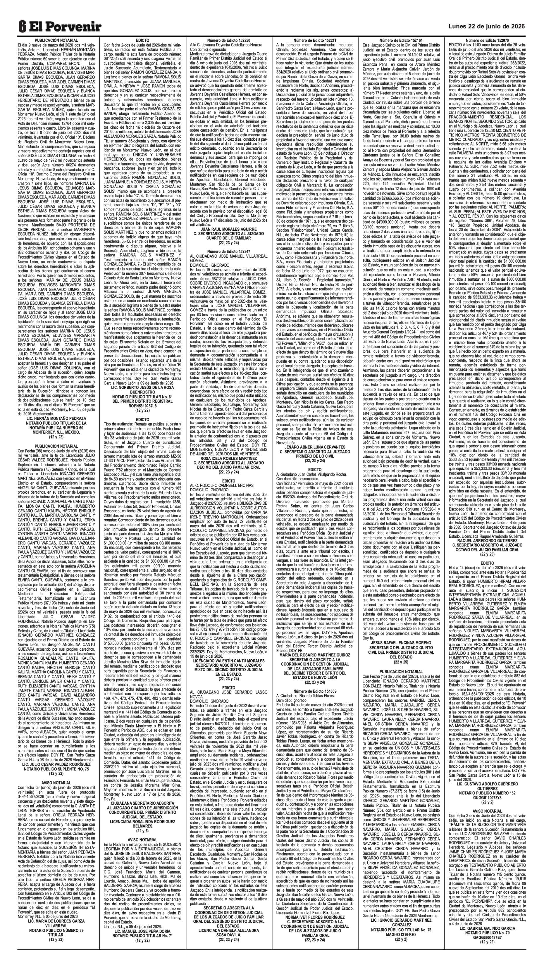 Edictos
