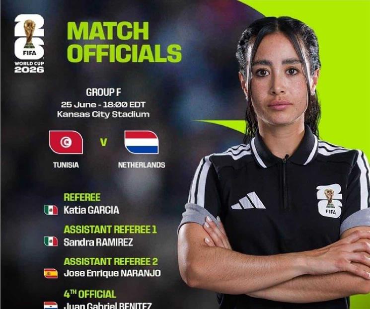 Será Katia Itzel primer árbitra mexicana en pitar duelo mundialista Será Katia Itzel primer árbitra mexicana en pitar duelo mundialista