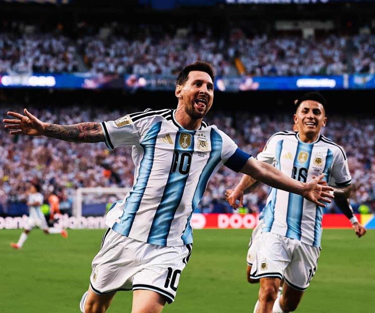 Messi se convierte en el m&aacute;ximo goleador mundialista en solitario