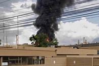 Evacuan a trabajadores por incendio en John Deere en San Pedro Evacuan a trabajadores por incendio en John Deere en San Pedro
