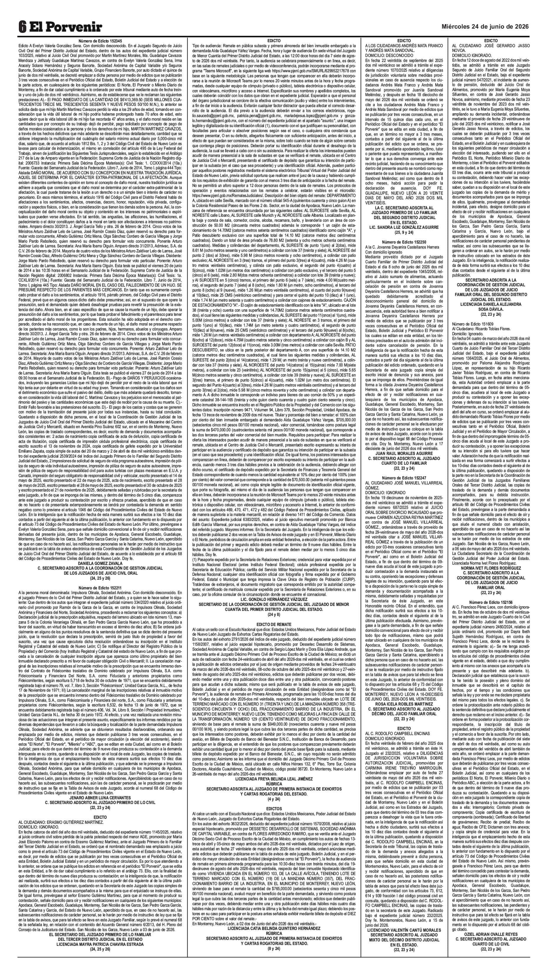 Edictos