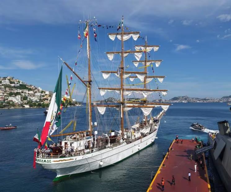 Alista Buque Cuauhtémoc su regreso al mar Alista Buque Cuauhtémoc su regreso al mar