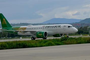 Recibe Mexicana su s&eacute;ptimo avi&oacute;n Embraer y fortalece su flota