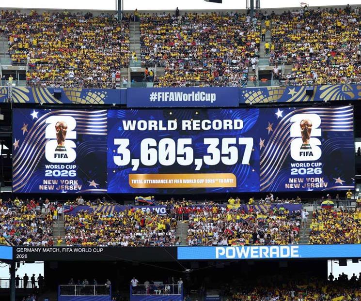 La Copa del Mundo 2026 bate r&eacute;cord hist&oacute;rico de asistencia