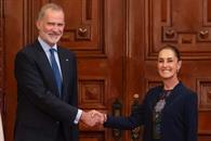 Claudia Sheinbaum recibe al Rey del Espa&ntilde;a Felipe VI
