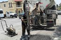 Pone Escobedo en marcha operativo de bacheo