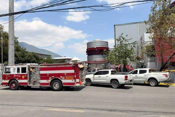 Alarma flamazo por fuga de gas
