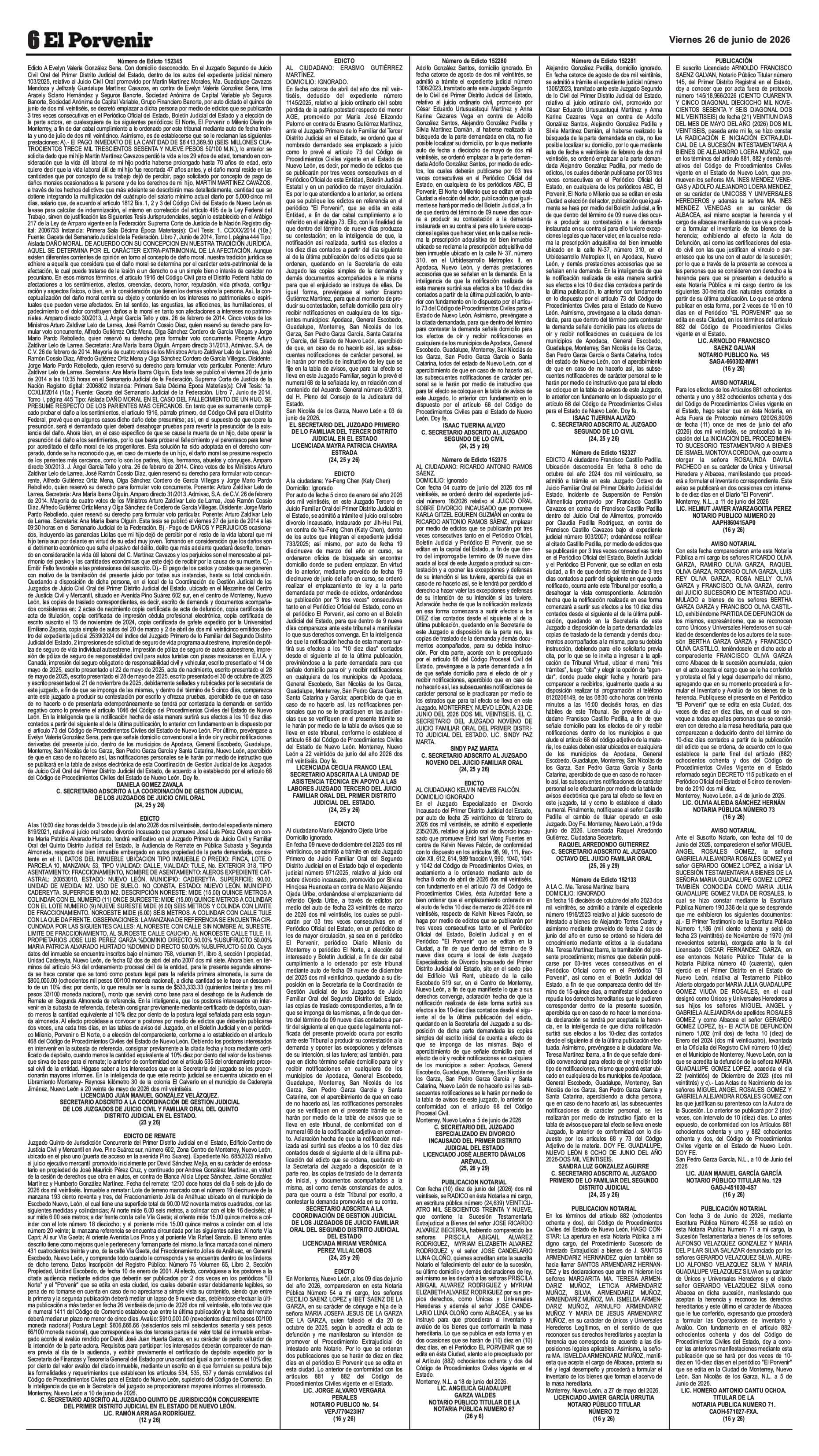 Edictos