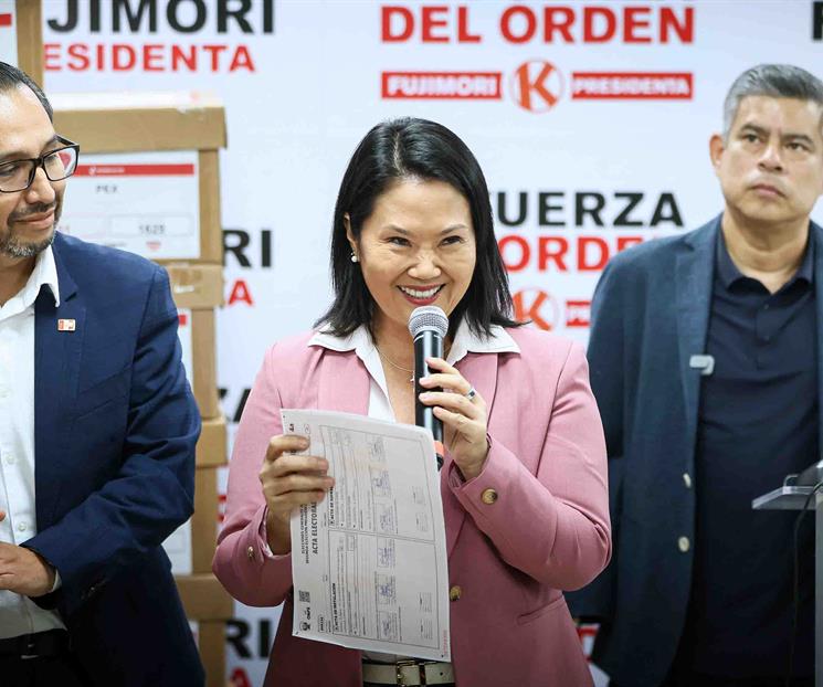 Fujimori se perfila como ganadora de ajustado balotaje en Per&uacute;