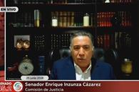 Tras m&aacute;s de 55 d&iacute;as reaparece Inzunza en sesi&oacute;n legislativa