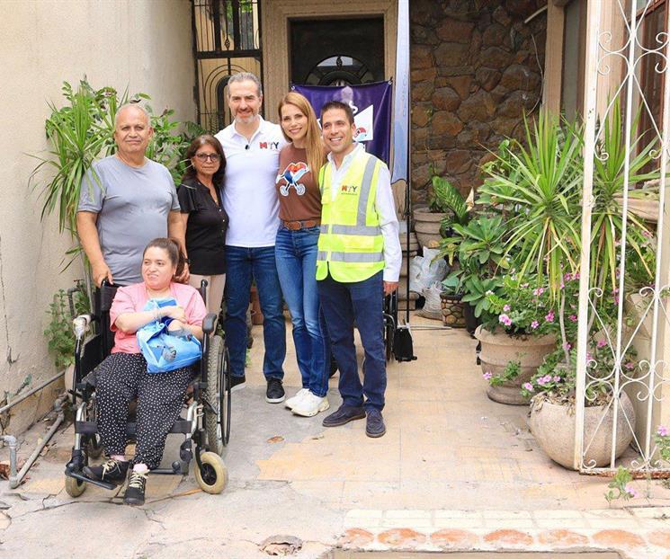 Supervisa Adri&aacute;n de la Garza obras integradas en programa &acute;Rampas&acute;